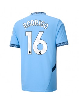 Manchester City Rodri Hernandez #16 Replika Hemmakläder 2024-25 Kortärmad